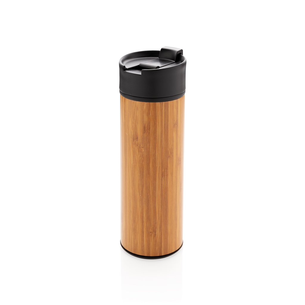 Bogota vacuum bamboo coffee mug