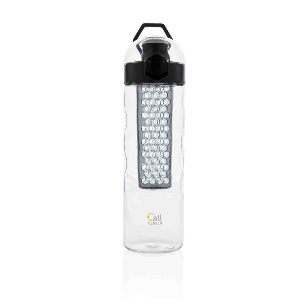 Honeycomb lockable leak proof infuser bottle