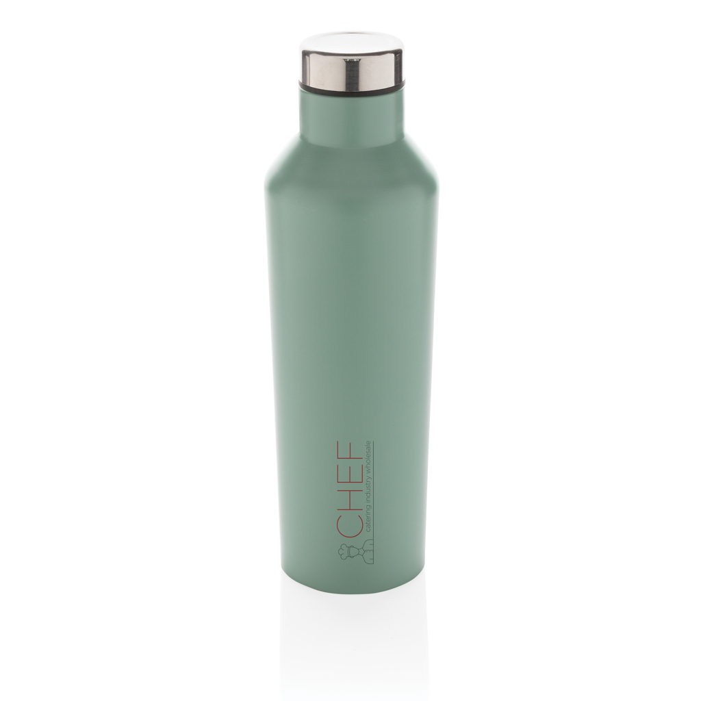 Modern vacuum stainless steel water bottle