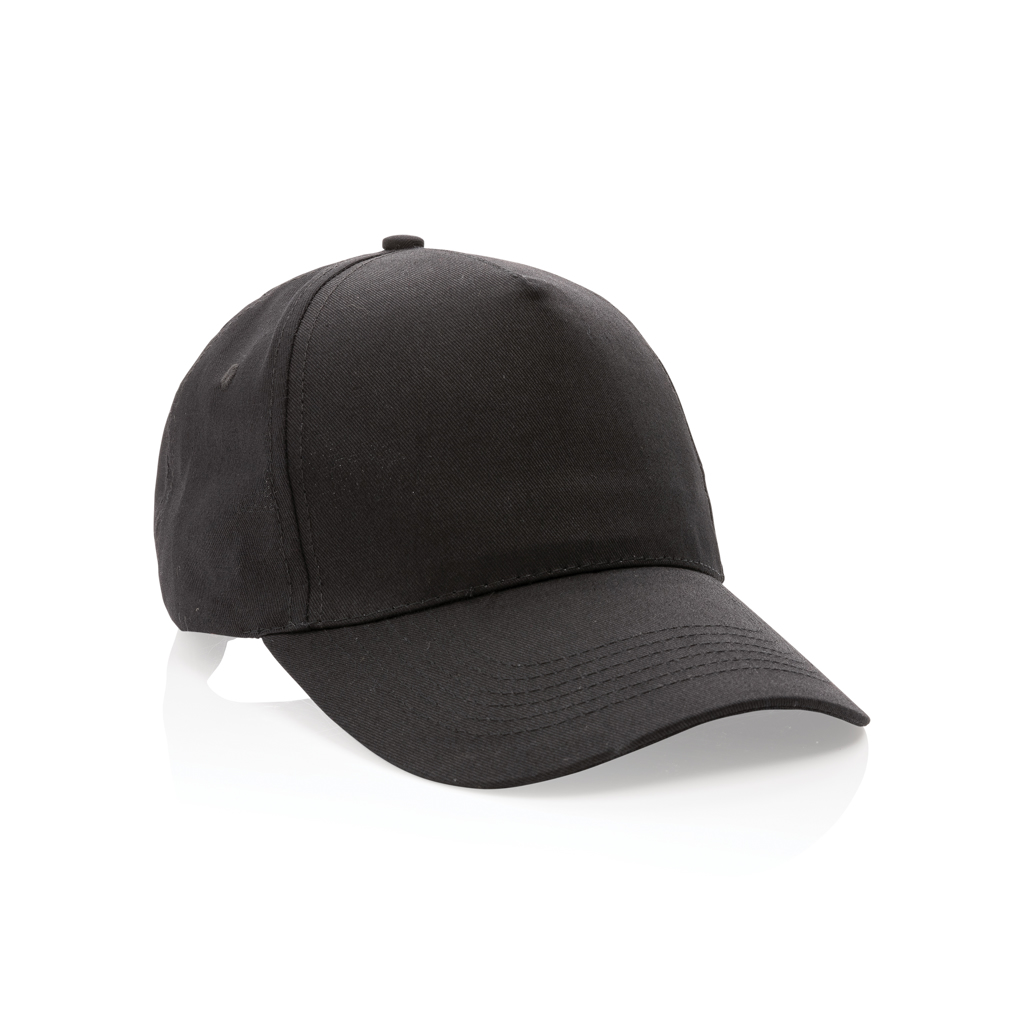 Impact 5 panel 190gr Recycled cotton cap with AWARE™ tracer