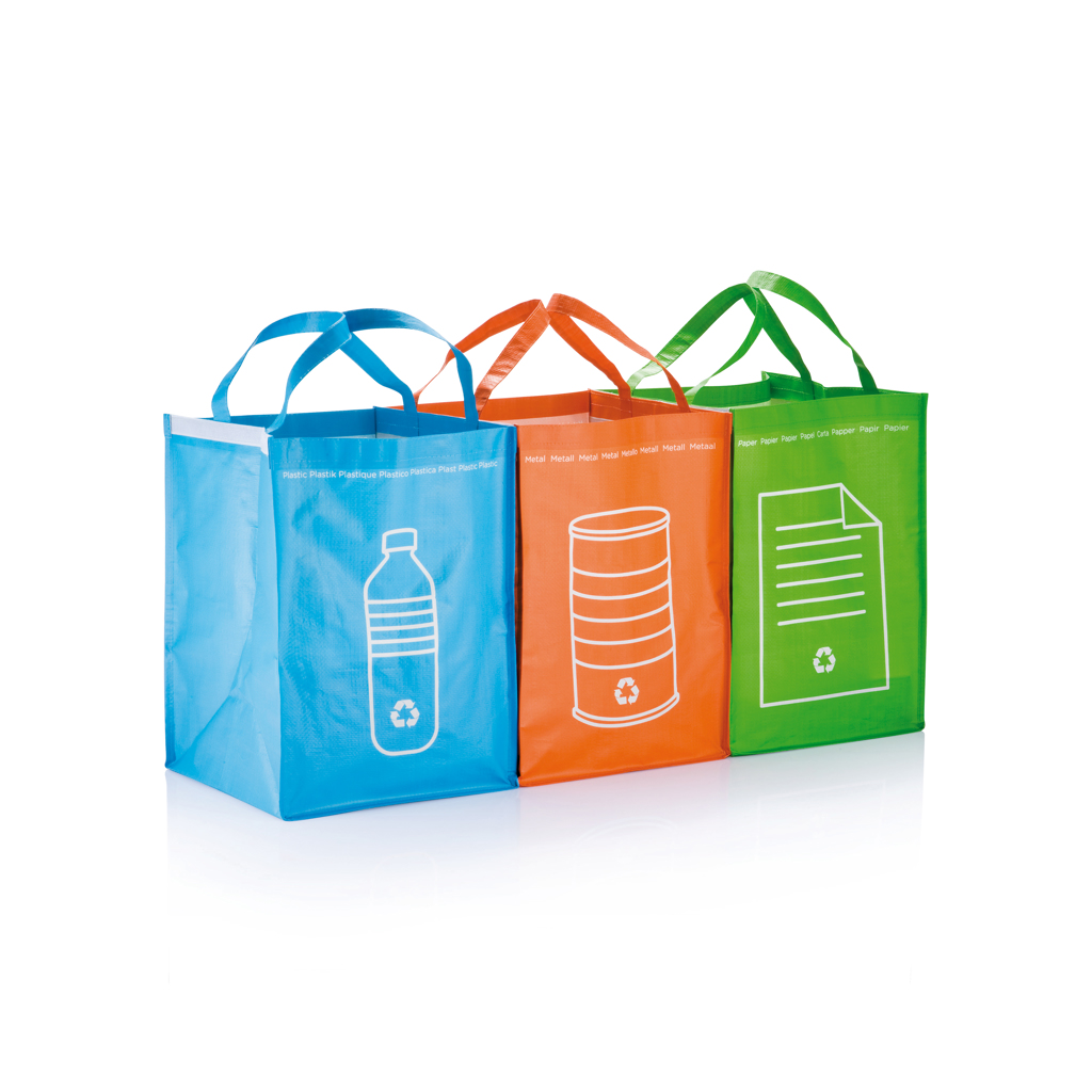 3pcs recycle waste bags