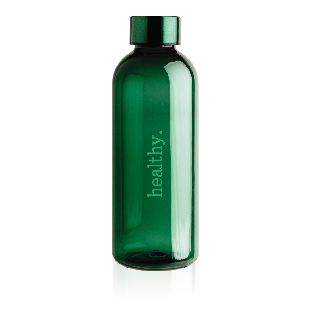 Leakproof water bottle with metallic lid