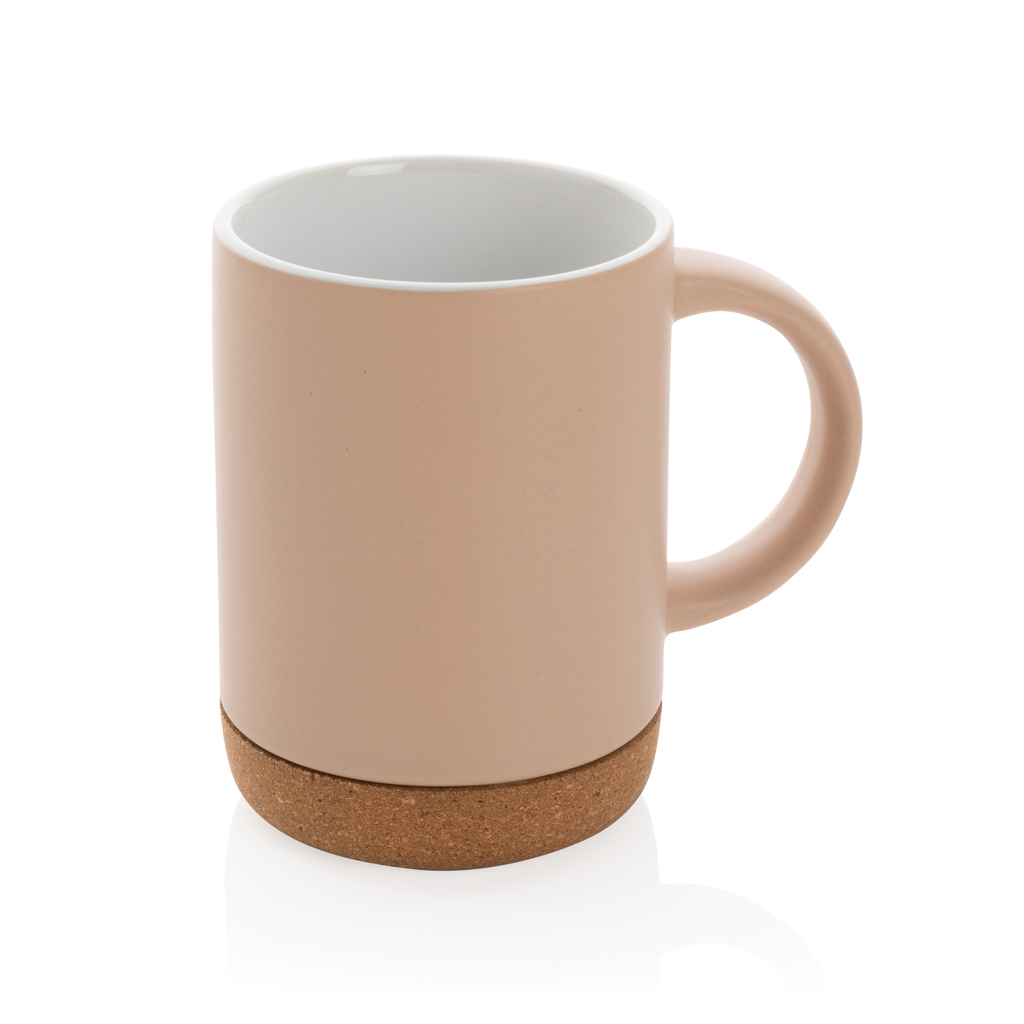 Ceramic mug with cork base 280ml