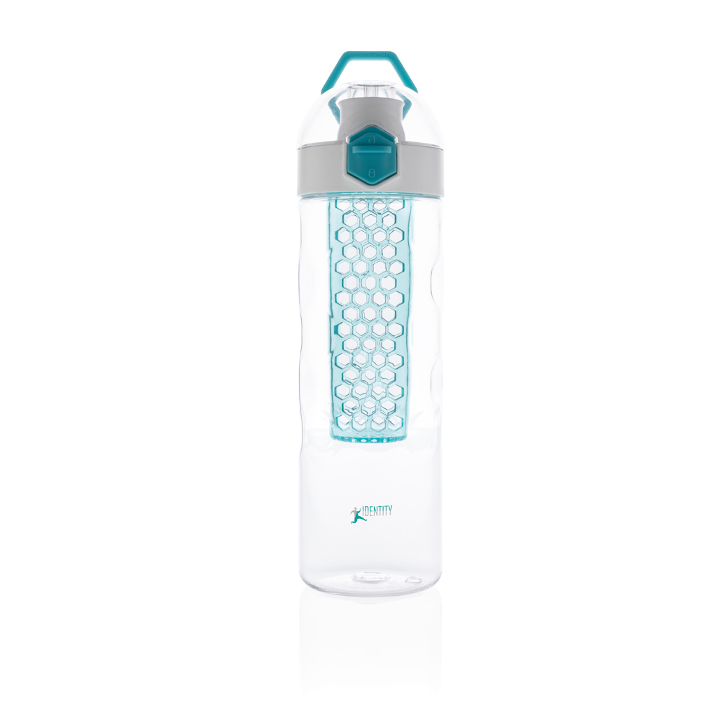 Honeycomb lockable leak proof infuser bottle