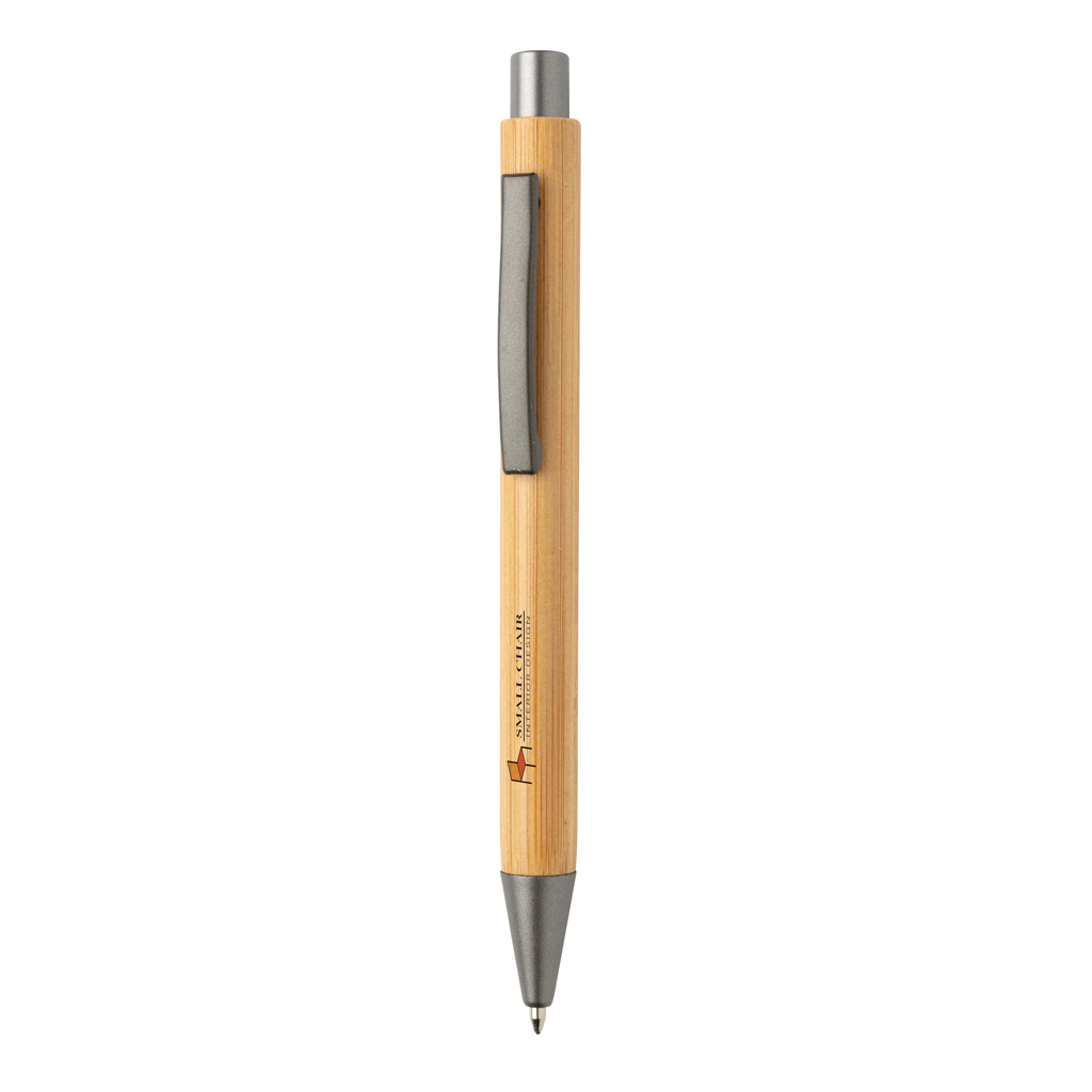 Slim design bamboo pen