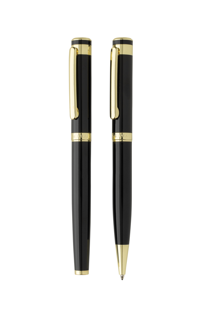 Swiss Peak Luca RCS recycled brass deluxe pen set