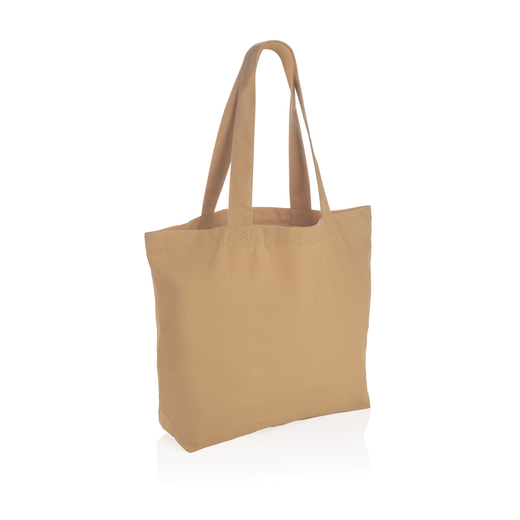 Impact Aware™ 240 gsm rcanvas shopper w/pocket undyed