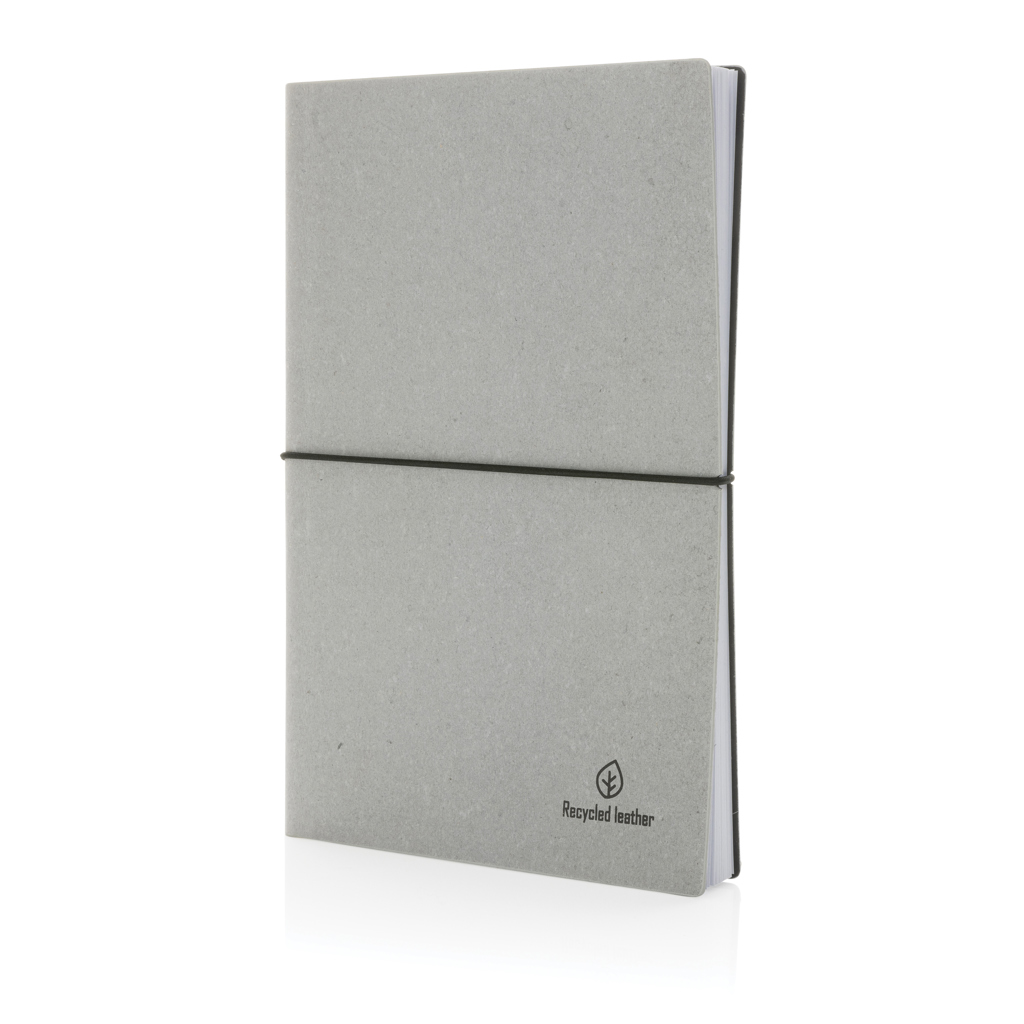 A5 GRS recycled leather notebook