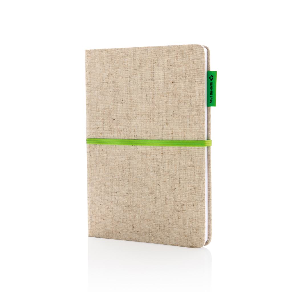 A5 jute notebook