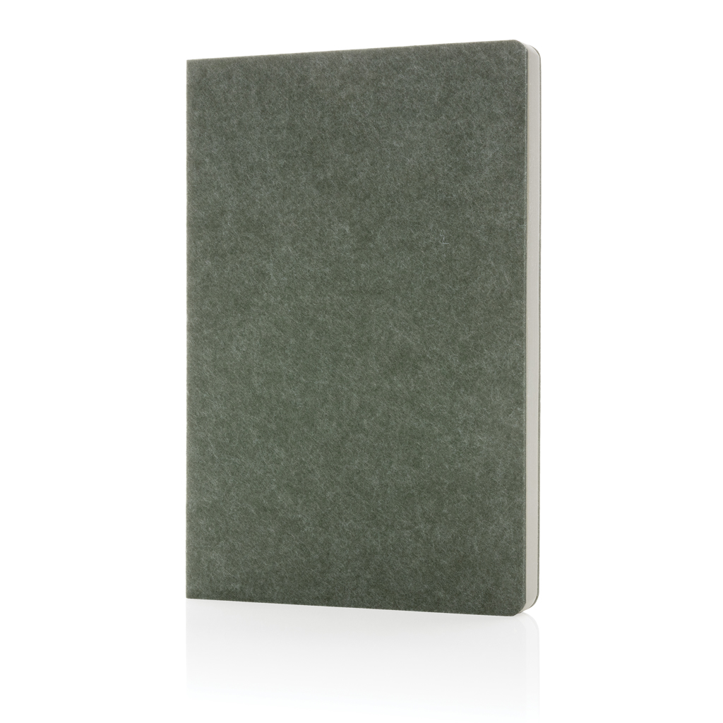 Phrase GRS certified recycled felt A5 notebook