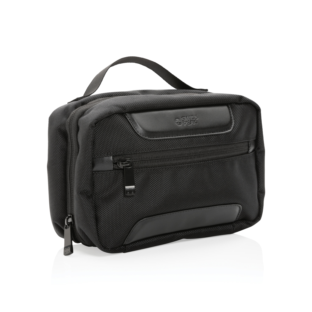 Swiss Peak AWARE™ RPET Voyager toiletry bag