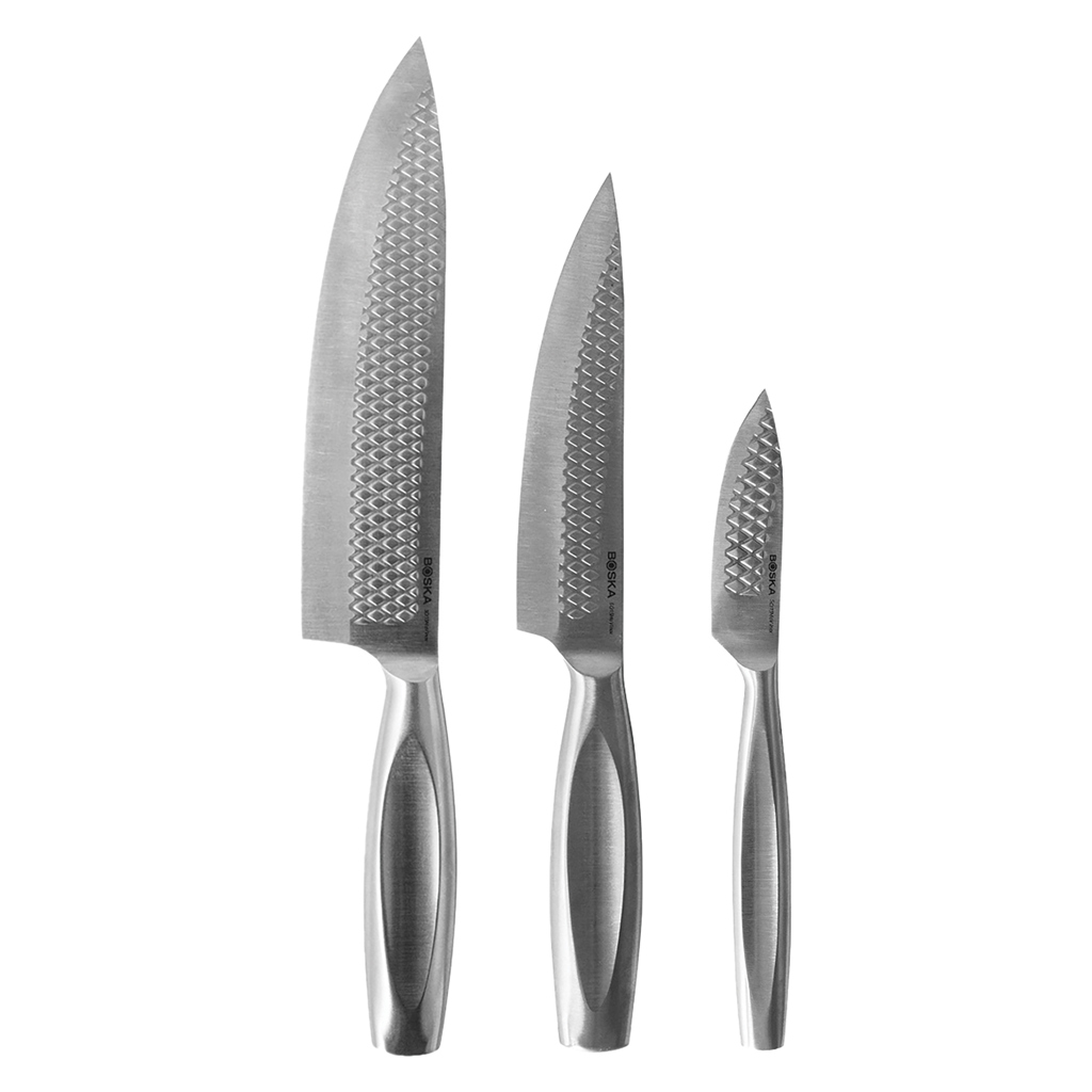 BOSKA Kitchen Knives Monaco+, set of 3