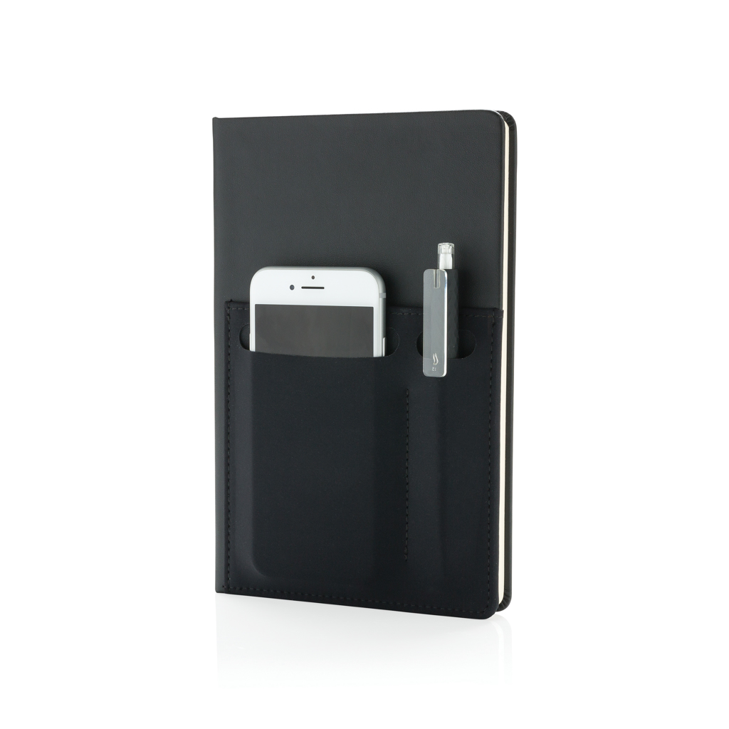 A5 Deluxe notebook with smart pockets