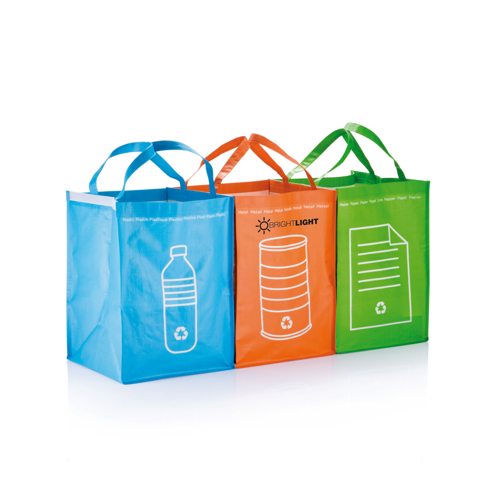 3pcs recycle waste bags