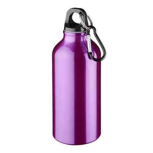 Oregon 400 ml aluminium water bottle with carabiner