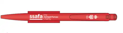 Nash ballpoint pen coloured barrel and black grip (black ink)